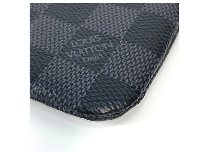 Monedero Damier Graphite Louis Vuitton Negro - vista 5
