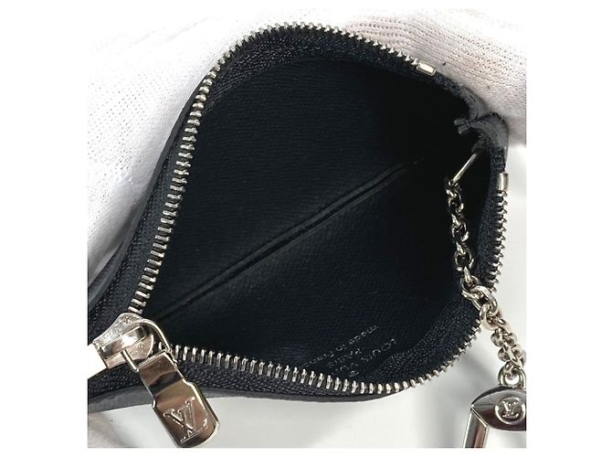 Monedero Damier Graphite Louis Vuitton Negro - vista 8