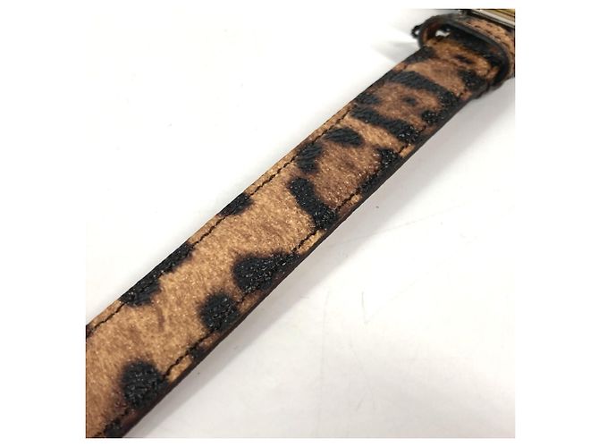 Cinturón de estampado de leopardo Dolce & Gabbana Castaño Negro - vista 8