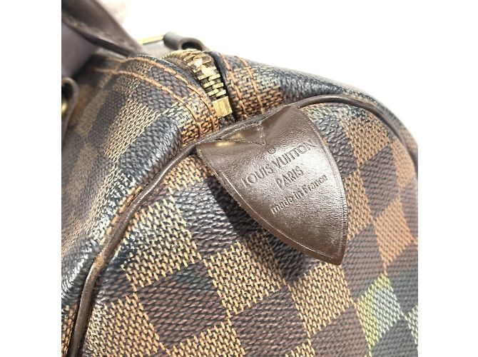 Borsa Speedy 30 Damier Louis Vuitton Marrone Damier ebene - vista 11