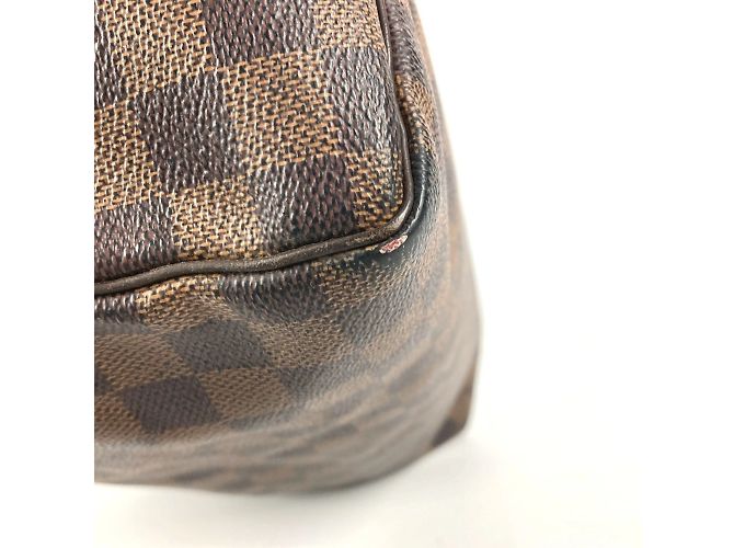 Borsa Speedy 30 Damier Louis Vuitton Marrone Damier ebene - vista 12