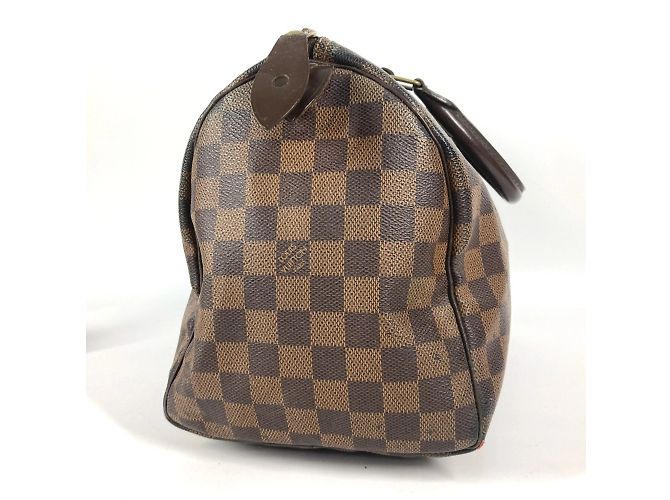 Borsa Speedy 30 Damier Louis Vuitton Marrone Damier ebene - vista 4