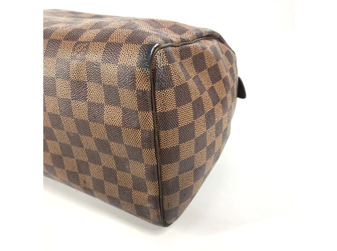 Borsa Speedy 30 Damier Louis Vuitton Marrone Damier ebene - vista 6