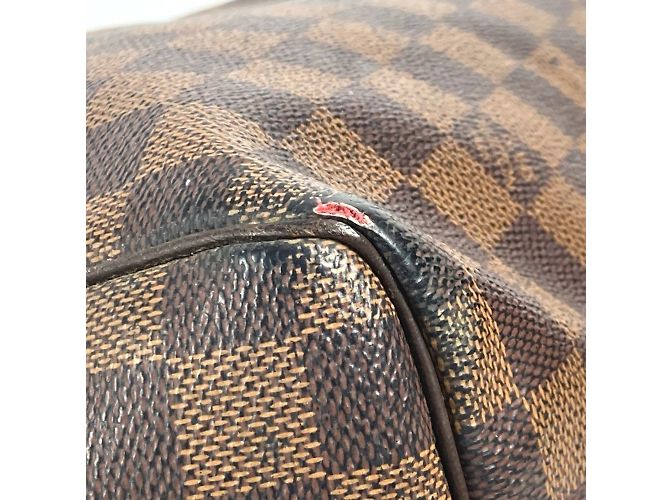 Borsa Speedy 30 Damier Louis Vuitton Marrone Damier ebene - vista 7