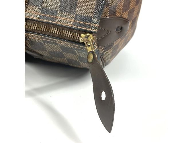 Borsa Speedy 30 Damier Louis Vuitton Marrone Damier ebene - vista 8