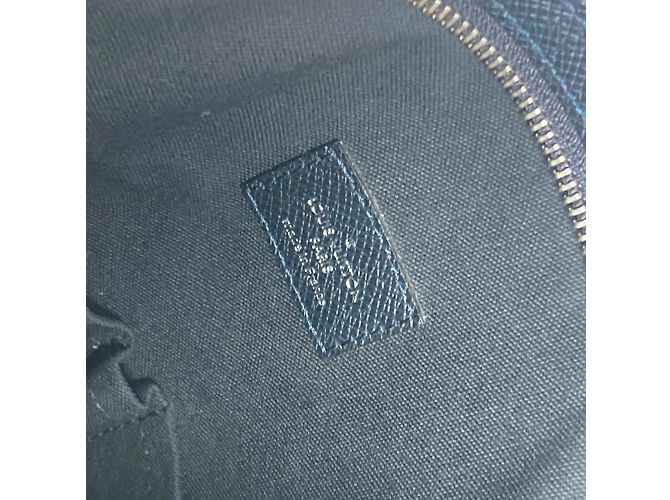 Borsa a Spalla Sasha Taiga di Louis Vuitton Blu navy - vista 13