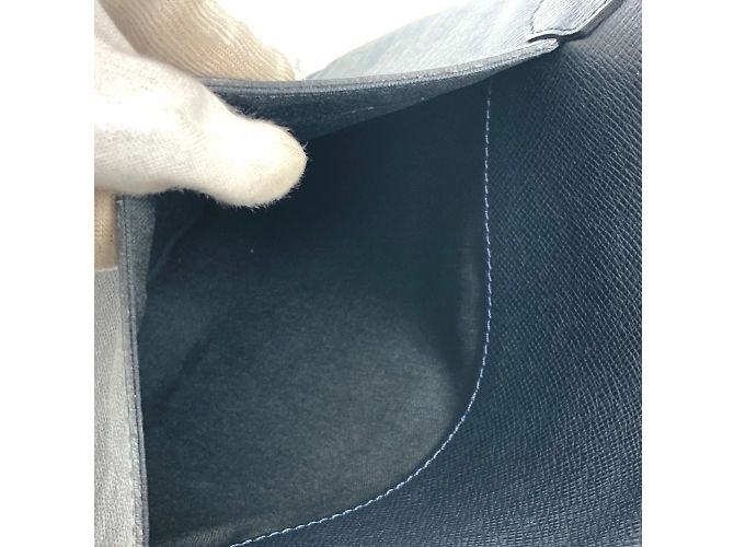 Borsa a Spalla Sasha Taiga di Louis Vuitton Blu navy - vista 16