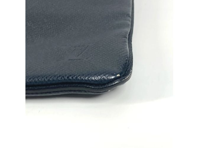 Borsa a Spalla Sasha Taiga di Louis Vuitton Blu navy - vista 6