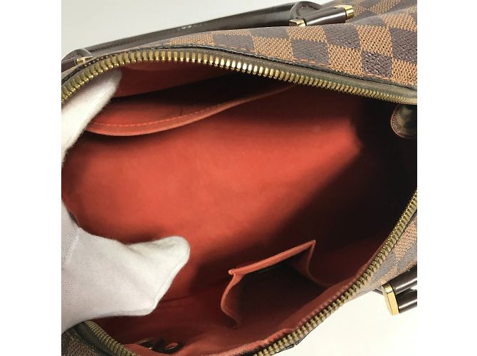 Borsa Boston Damier Rivera MM Louis Vuitton Marrone Damier ebene - vista 11