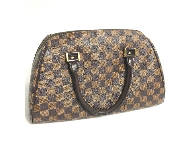 Borsa Boston Damier Rivera MM Louis Vuitton Marrone Damier ebene - vista 4
