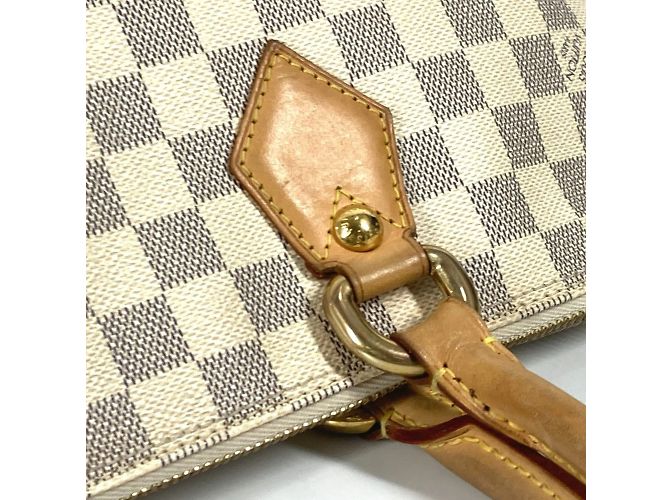 Borsa Saleya MM Damier Azur di Louis Vuitton Bianco - vista 10