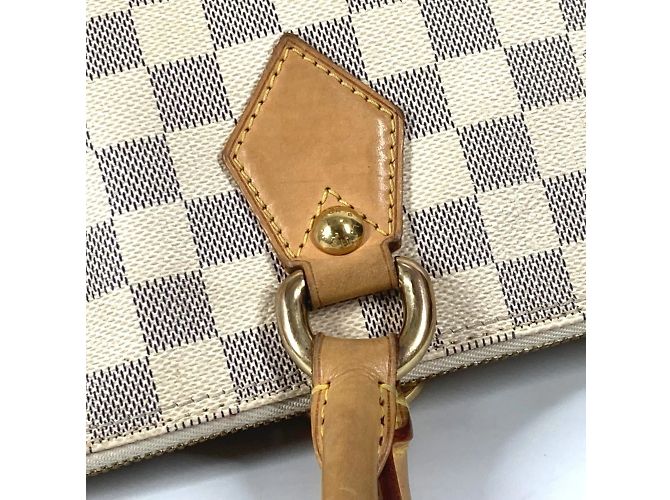 Borsa Saleya MM Damier Azur di Louis Vuitton Bianco - vista 11
