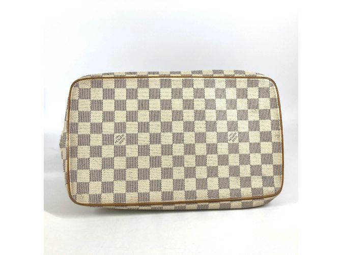 Borsa Saleya MM Damier Azur di Louis Vuitton Bianco - vista 5