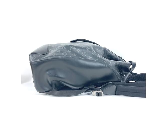 Zaino Monogram Eclipse di Louis Vuitton Nero Monogramma - vista 3
