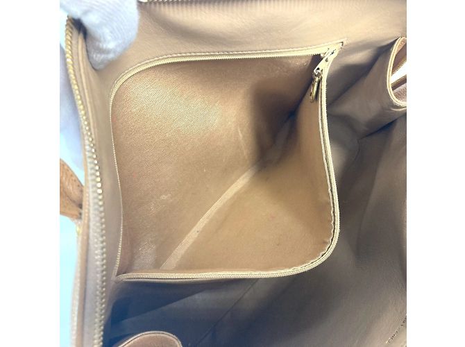 Timeless Borsa Chanel Vintage CC Coco Mark Beige - vista 18