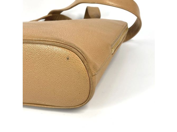 Timeless Borsa Chanel Vintage CC Coco Mark Beige - vista 6