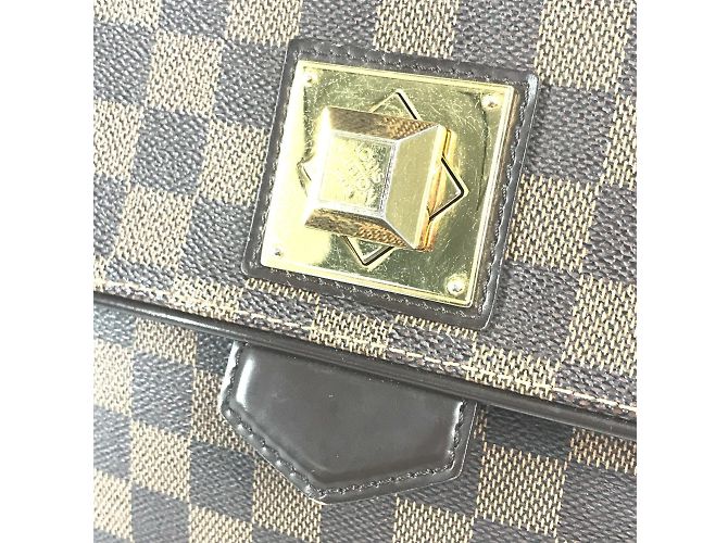 Borsa a Spalla Louis Vuitton Damier Bergamo MM Marrone Damier ebene - vista 11