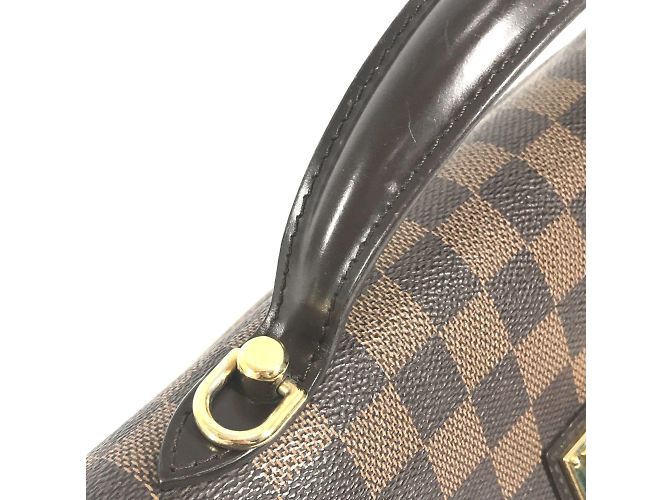 Borsa a Spalla Louis Vuitton Damier Bergamo MM Marrone Damier ebene - vista 12