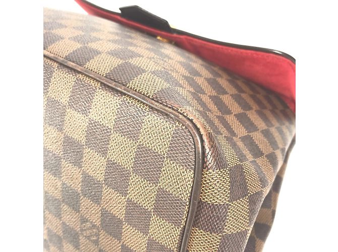 Borsa a Spalla Louis Vuitton Damier Bergamo MM Marrone Damier ebene - vista 5