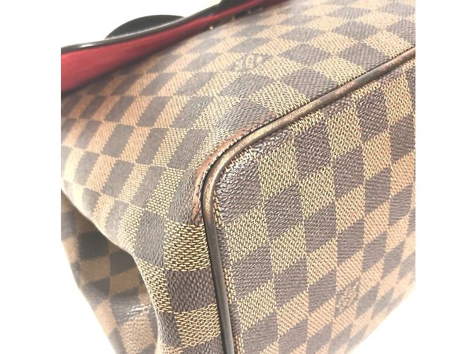 Borsa a Spalla Louis Vuitton Damier Bergamo MM Marrone Damier ebene - vista 6