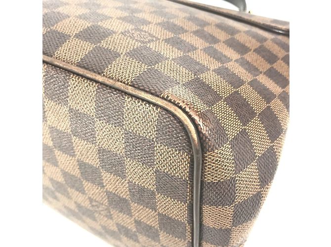 Borsa a Spalla Louis Vuitton Damier Bergamo MM Marrone Damier ebene - vista 7