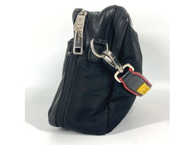 Borsa a tracolla Fendi 7VA411 Monster Eye Logo Nero - vista 4