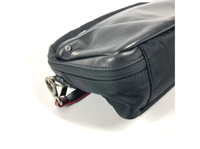 Borsa a tracolla Fendi 7VA411 Monster Eye Logo Nero - vista 8