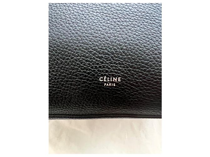 Céline Big Bag de cuero negro - vista 15