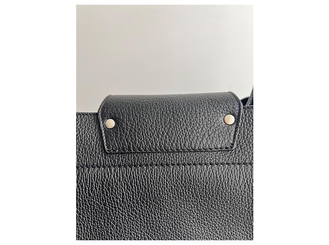 Céline Big Bag de cuero negro - vista 5