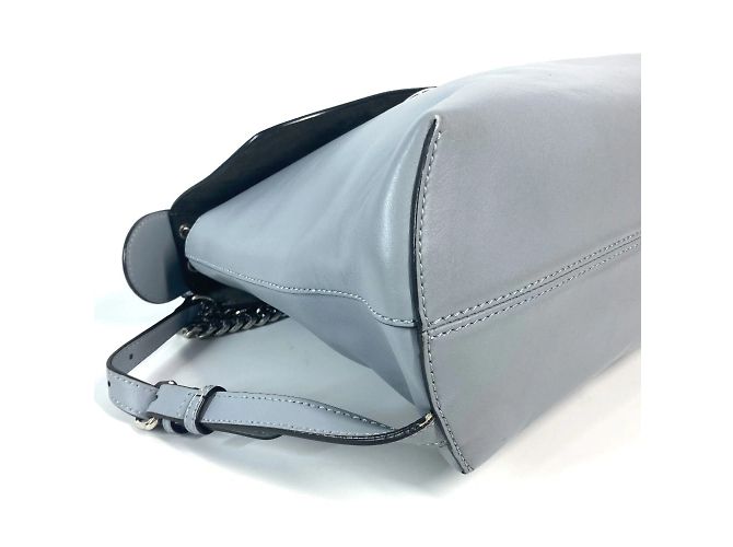 Fendi 8BZ042 Blauer Leder-Rucksack - Ansicht 7