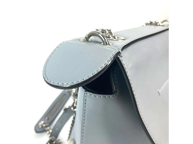 Fendi 8BZ042 Blauer Leder-Rucksack - Ansicht 9