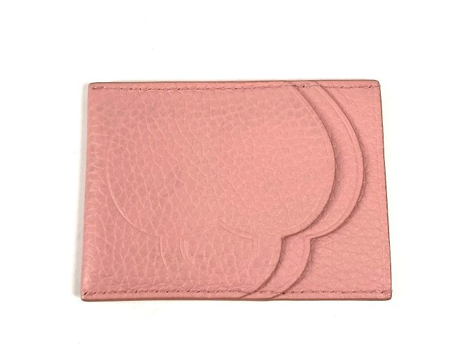Funda para tarjetas de cuero rosa Tiffany & Co. - vista 2