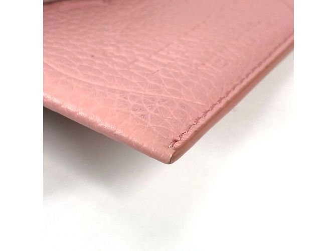 Funda para tarjetas de cuero rosa Tiffany & Co. - vista 6