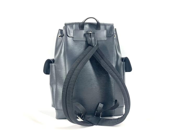Louis Vuitton M53424 Epi Monogram Eclipse Christopher PM Rucksack Schwarz Blau - Ansicht 2