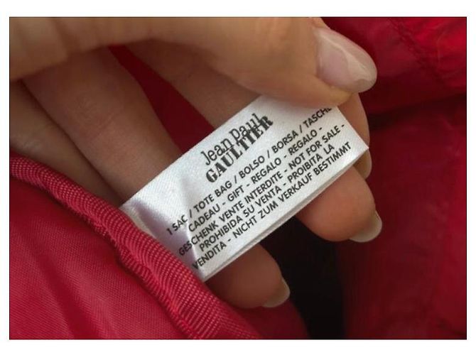 Jean Paul Gaultier Stoff Tasche Rot - Ansicht 5
