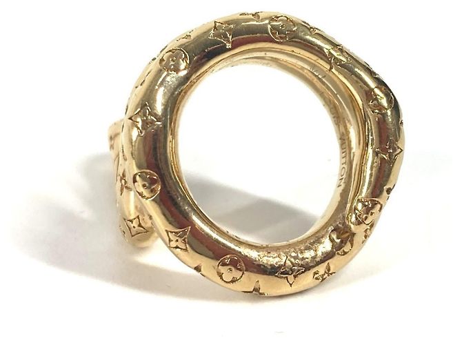 Louis Vuitton Trioberg Tentacool Nanogram Ring Golden - Ansicht 2