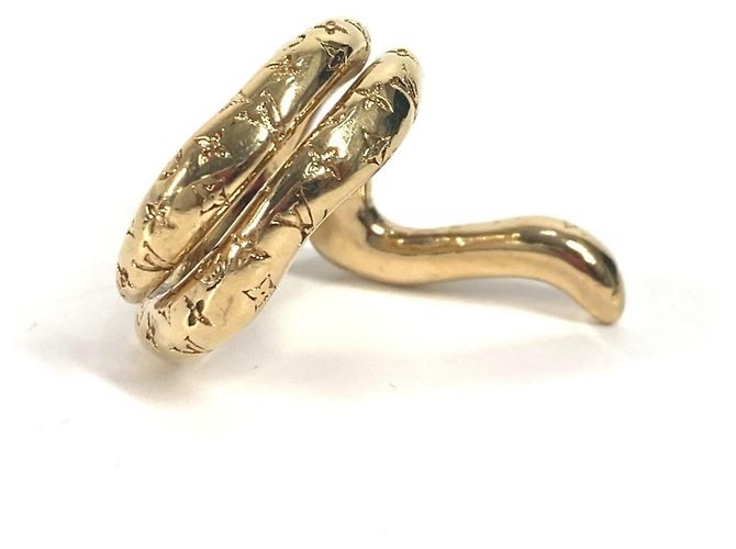 Louis Vuitton Trioberg Tentacool Nanogram Ring Golden - Ansicht 4