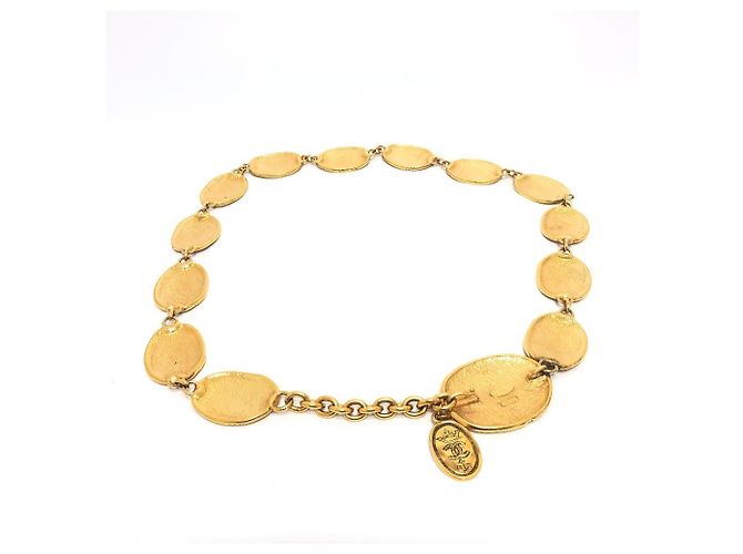 Chanel 2.6 Coco Mark Medaille Kettengürtel Golden - Ansicht 6