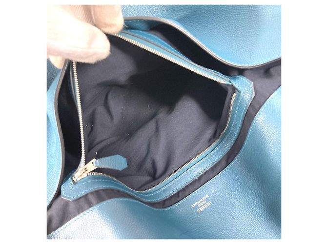 Hermès Borsa Slide City Flap Hermes Blu Blu navy - vista 12