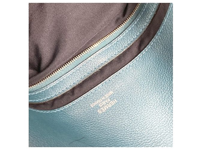 Hermès Borsa Slide City Flap Hermes Blu Blu navy - vista 13
