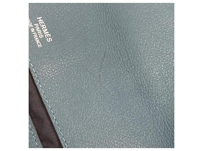 Hermès Borsa Slide City Flap Hermes Blu Blu navy - vista 15