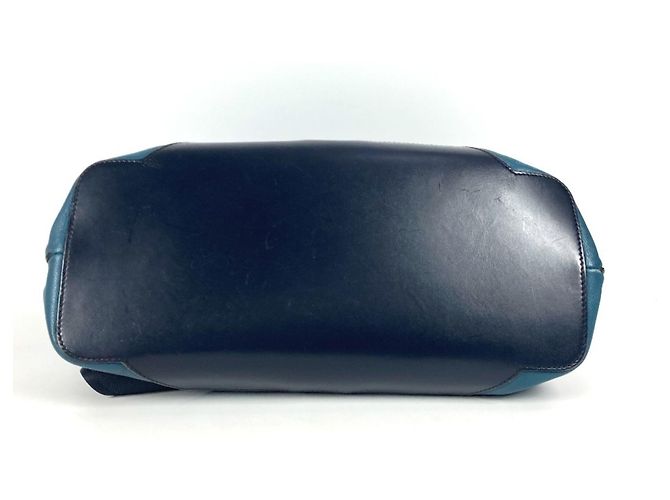 Hermès Borsa Slide City Flap Hermes Blu Blu navy - vista 5