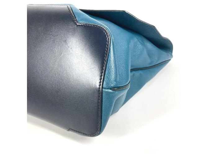 Hermès Borsa Slide City Flap Hermes Blu Blu navy - vista 6
