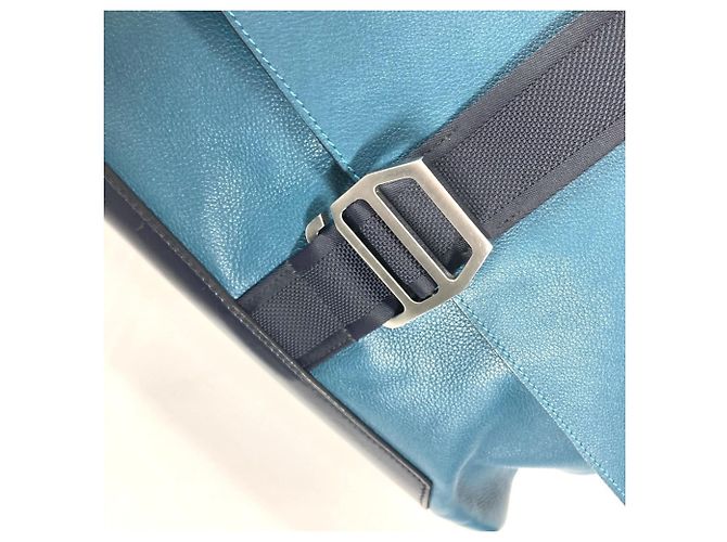 Hermès Borsa Slide City Flap Hermes Blu Blu navy - vista 8