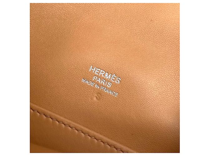 Hermès GR24 Leder-Rucksack Gelb - Ansicht 15