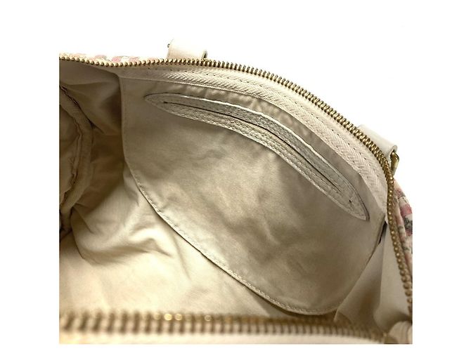 Borsa Boston Mini Lin Monogram Louis Vuitton Rosa - vista 13