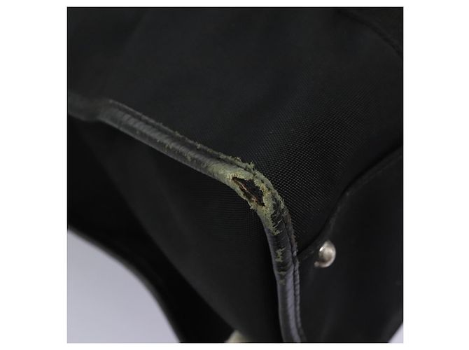 Borsa a mano GUCCI in tela nera 115517 Auth nb281 Nero - vista 13