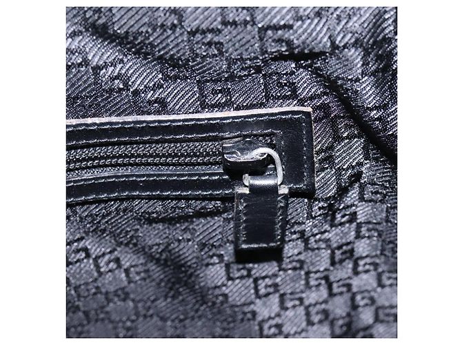 Borsa a mano GUCCI in tela nera 115517 Auth nb281 Nero - vista 20