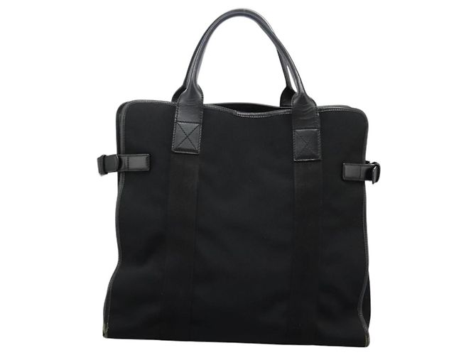 Borsa a mano GUCCI in tela nera 115517 Auth nb281 Nero - vista 3