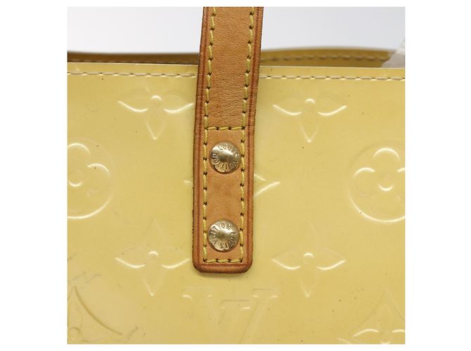 LOUIS VUITTON Monogram Vernis Reade PM Borsa a Mano Perle M91336 LV Auth 116705 - vista 10